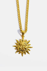 Sun Pendant Copper Necklace Necklaces - Tophatter Daily Deals