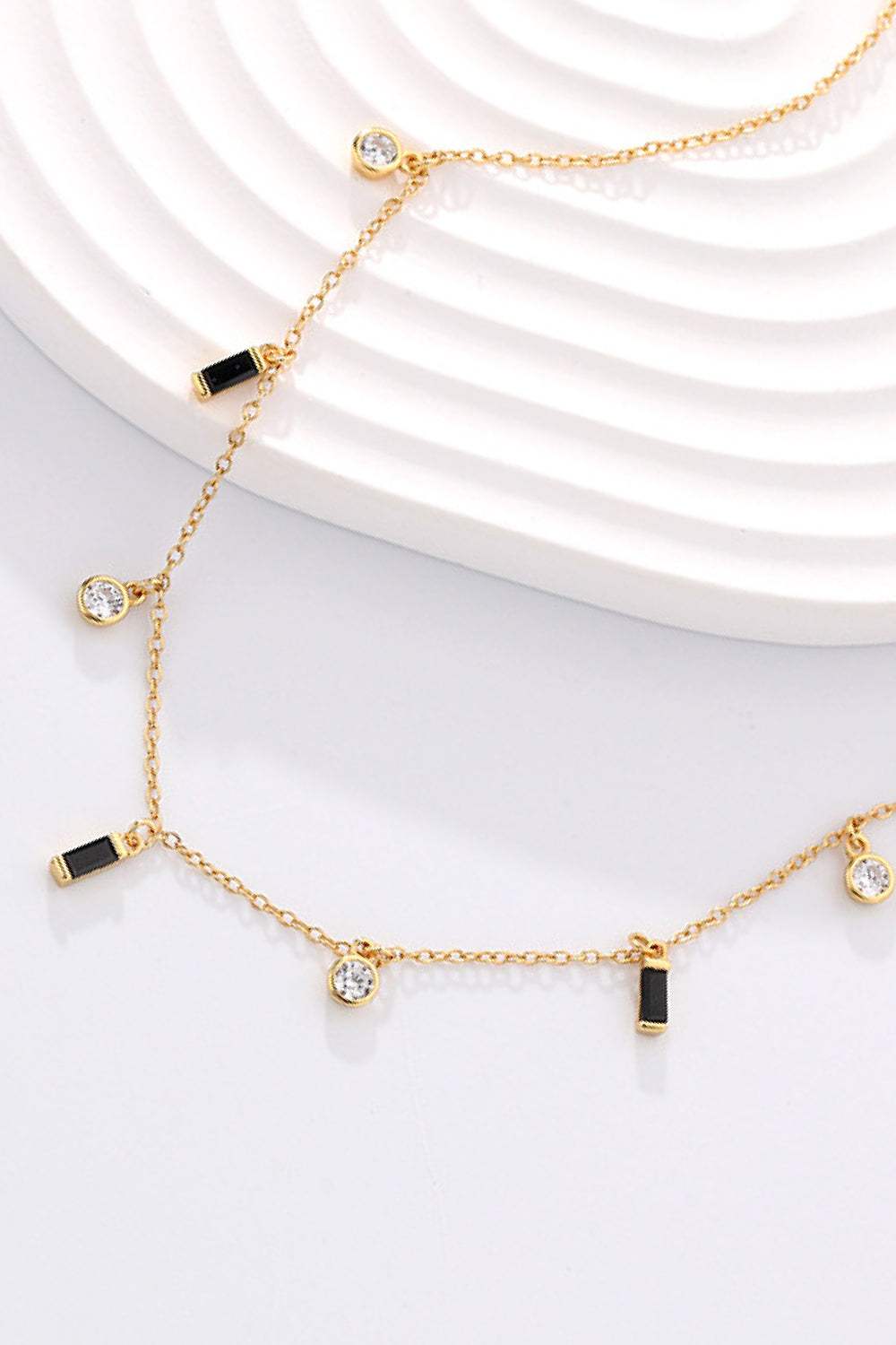 18K Gold Plated Multi-Charm Chain Necklace Necklaces - Tophatter Daily Deals