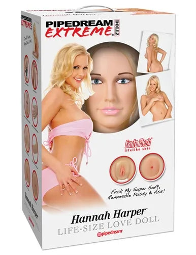 Pipedream Extreme Dollz Hannah Harper – Life Size Inflatable Love Doll > Sex Toys > Sex Dolls > Inflatable - Tophatter Daily Deals
