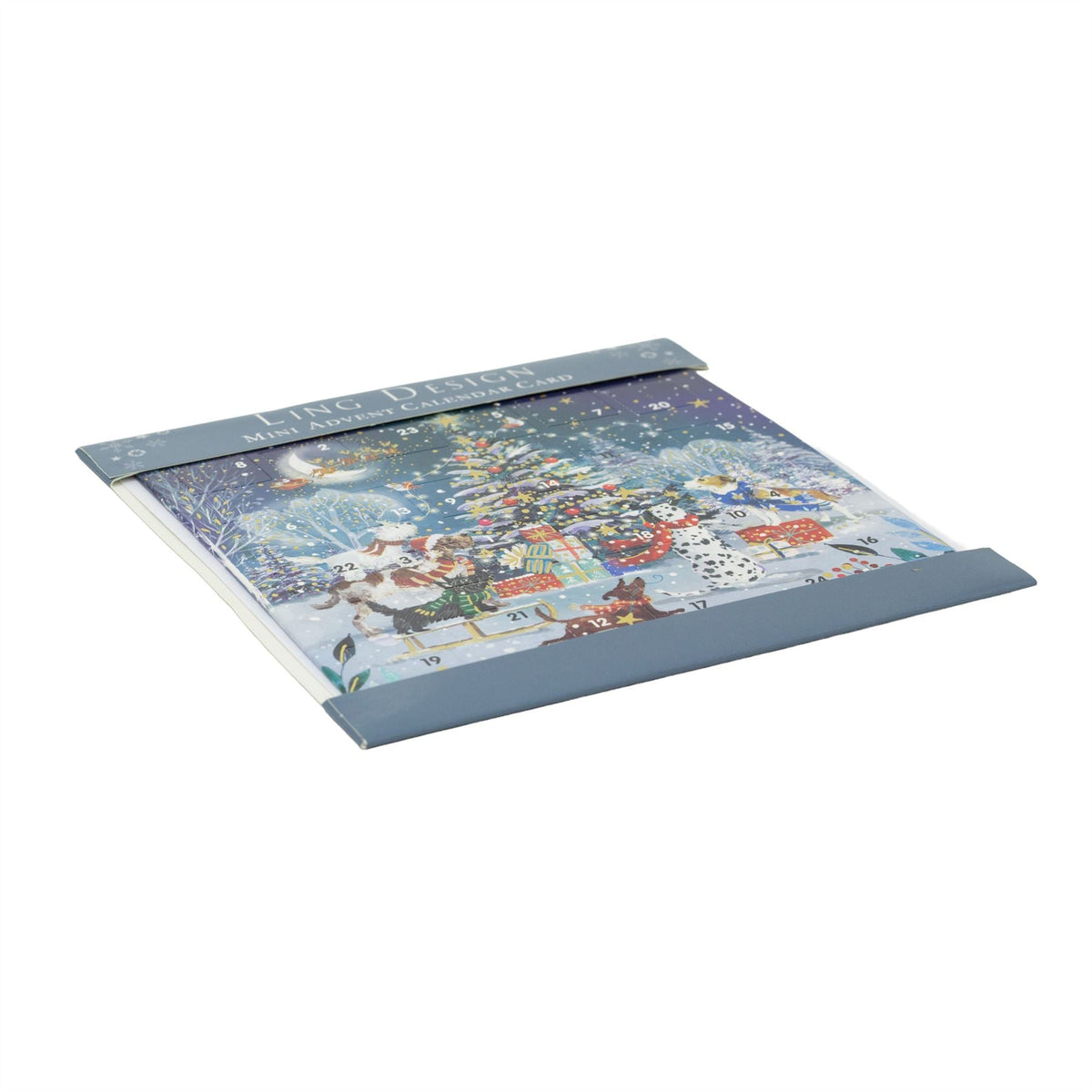 Around the Tree Christmas Advent Calendar Greetings Card | Door Advent Calendar Advent Calendar - Tophatter Daily Deals