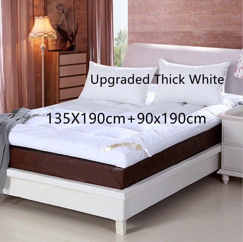 10cm Household Mattress Dormitory Soft Winter Warm Upgraded Thick White Set9 2pcs 0 - Tophatter Daily Deals
