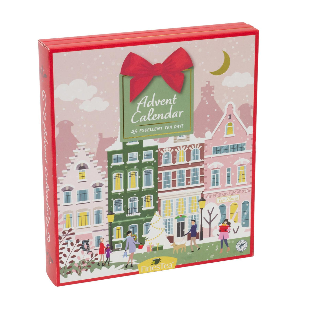 Tea Advent Calendar Herbal & Black Tea Bag Christmas Advent Calendar for Adults Advent Calendar - Tophatter Daily Deals