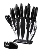 A Full Set Of Kitchen Knives 17 Stainless Steel Knives B 0 - Tophatter Daily Deals
