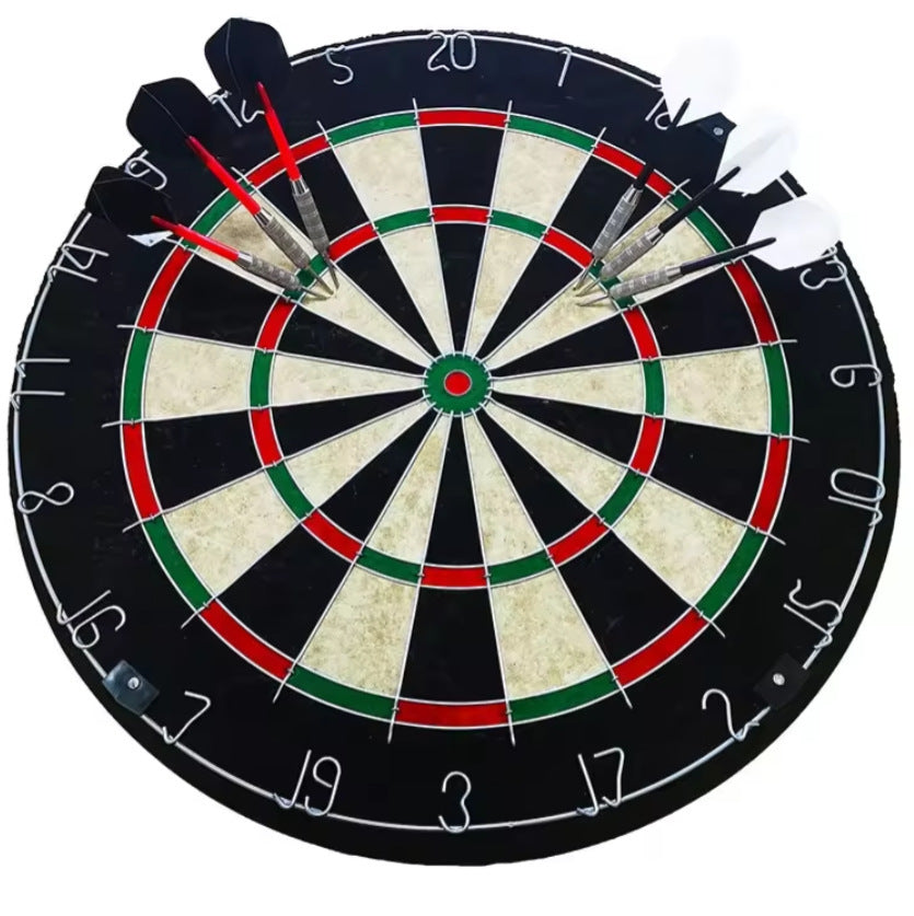 18-inch Sisal Dart Plate 45cm Hemp Round Mesh Dartboard Score Board Number 0 - Tophatter Daily Deals