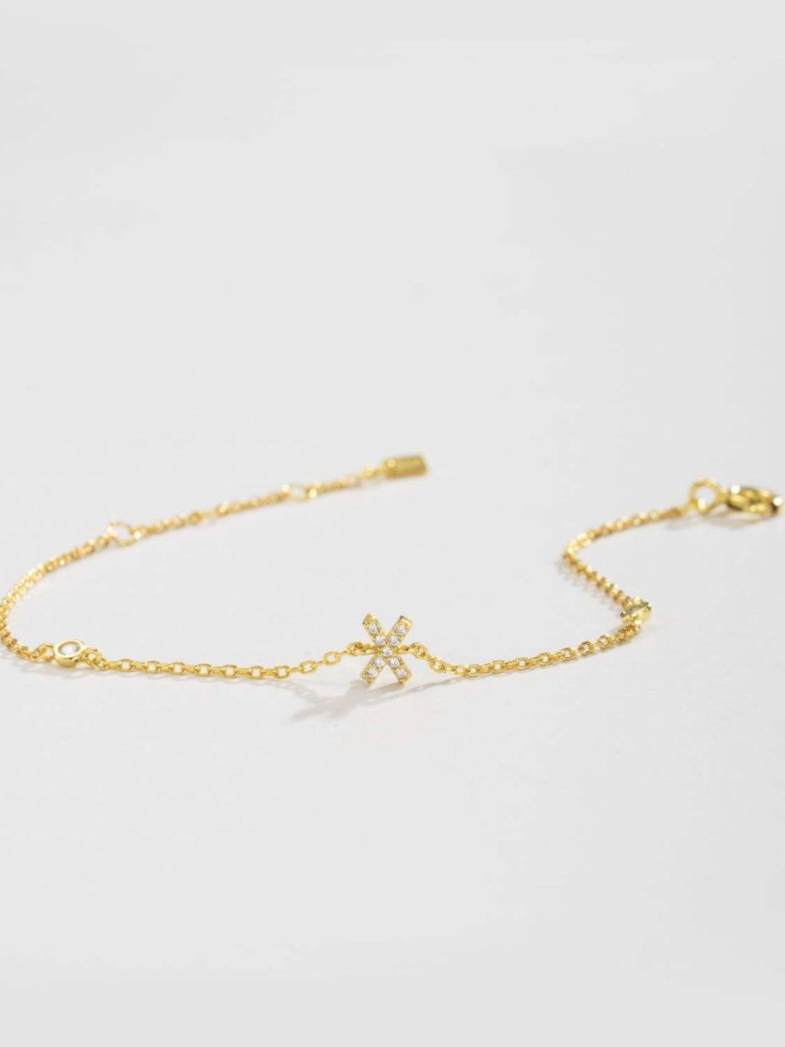V To Z Zircon 925 Sterling Silver Bracelet Bracelets - Tophatter Daily Deals