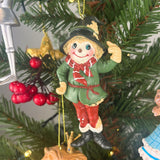 Scarecrow Christmas Tree Bauble | Wizard of Oz Christmas Tree Ornament - 12cm Baubles - Tophatter Daily Deals