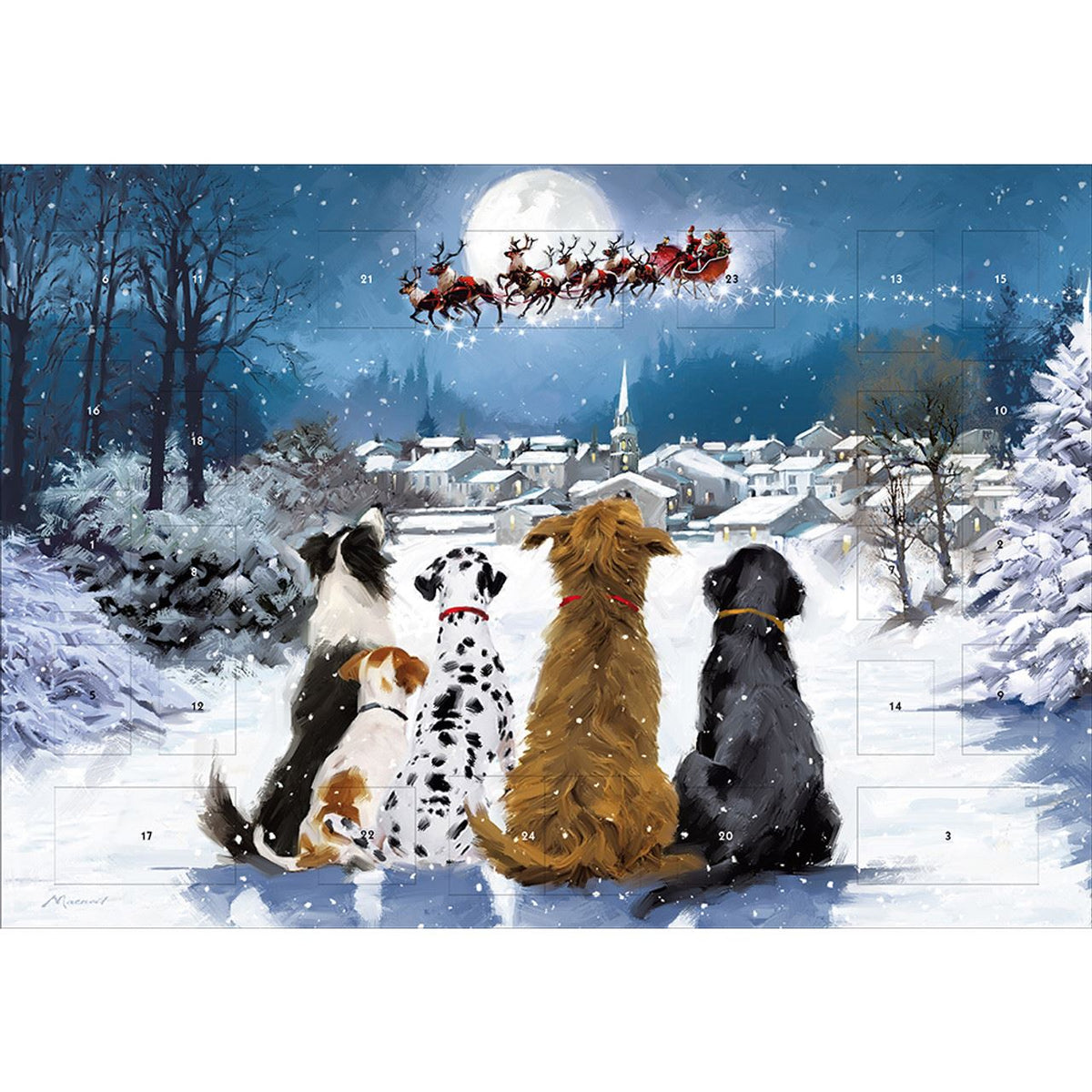 Night Before Christmas Advent Calendar | Fold-out Picture Advent Calendar Advent Calendar - Tophatter Daily Deals