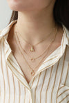 Twisted Detail Necklace Three-Piece Set Gold One Size Necklaces - Tophatter Daily Deals