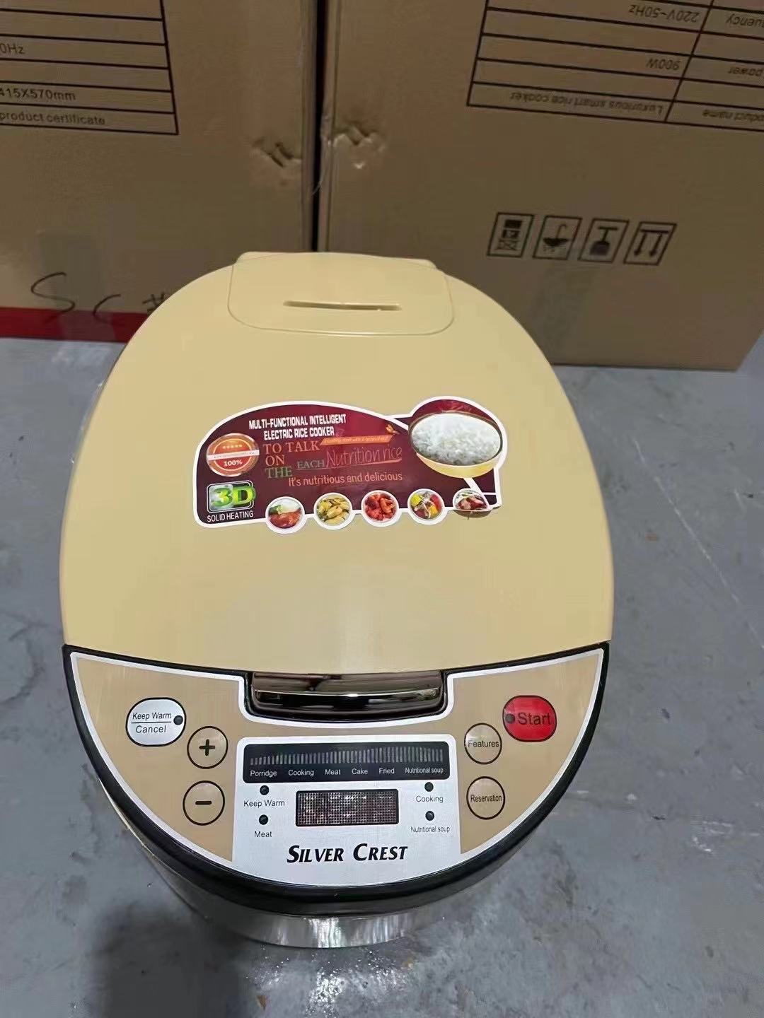 5L Large Capacity English Smart Rice Cooker Gold EU 0 - Tophatter Daily Deals