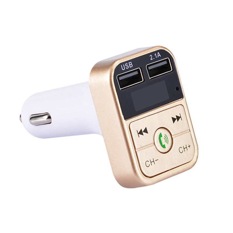 B2 car MP3 Bluetooth hands-free Gold 0 - Tophatter Daily Deals