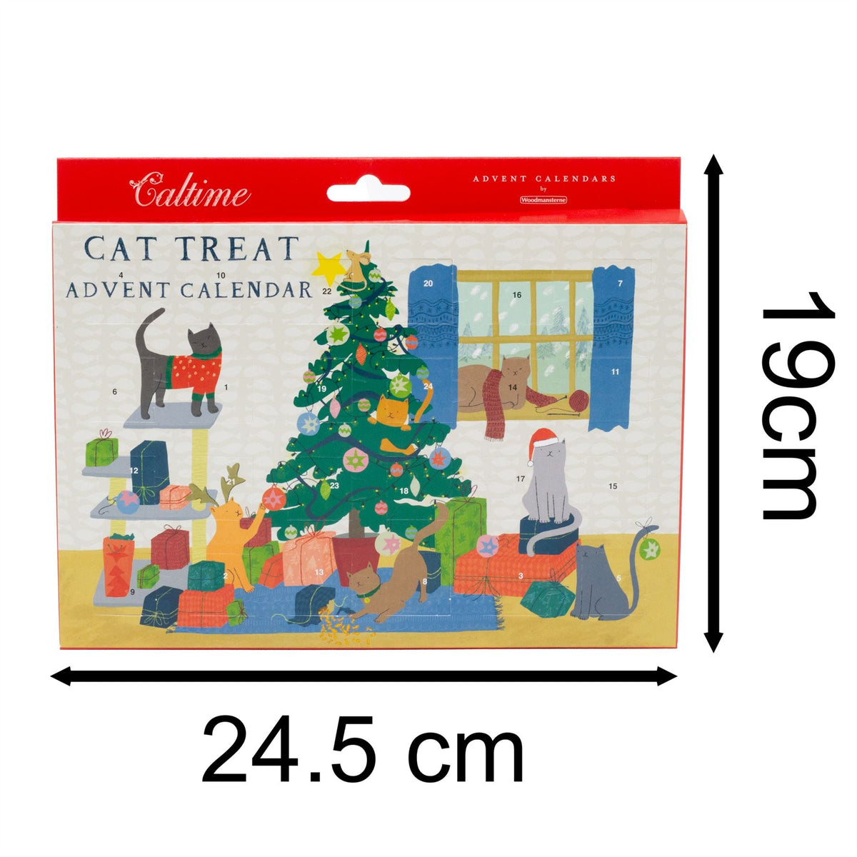 Cat Treat Christmas Advent Calendar | 24 Days of Salmon & Chicken Cat Treats Advent Calendar - Tophatter Daily Deals