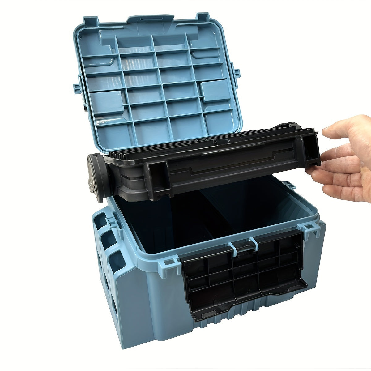 Fishing Gear Box Tackle Case Rod Holder Outdoor > Fishing - Tophatter Daily Deals