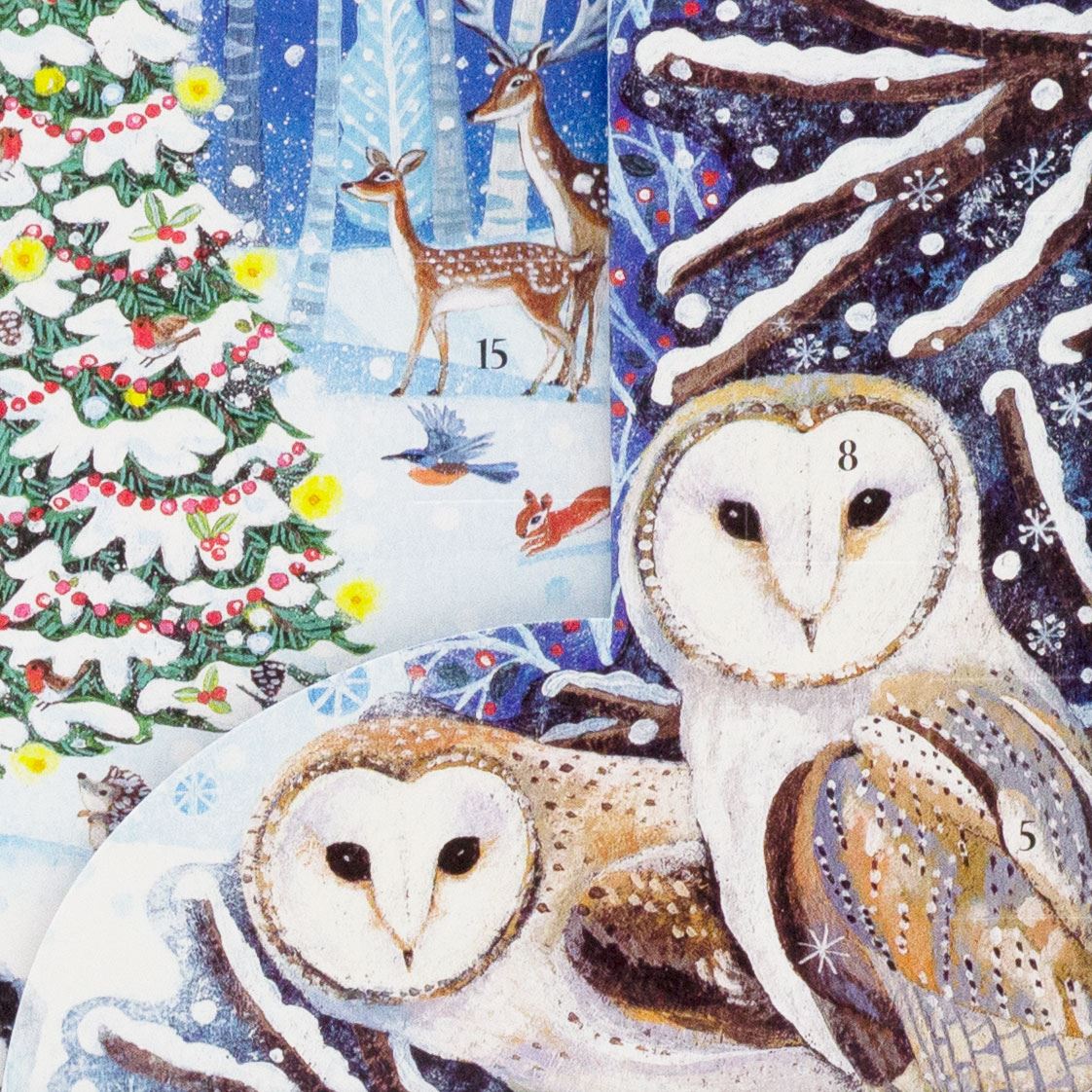 3D Winter Wonderland Christmas Advent Calendar | Animal Picture Advent Calendar Advent Calendar - Tophatter Daily Deals