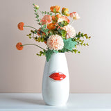 Body Ceramic Decorative Vase Characteristic Lips Valentine's Day Ornaments 0 - Tophatter Daily Deals