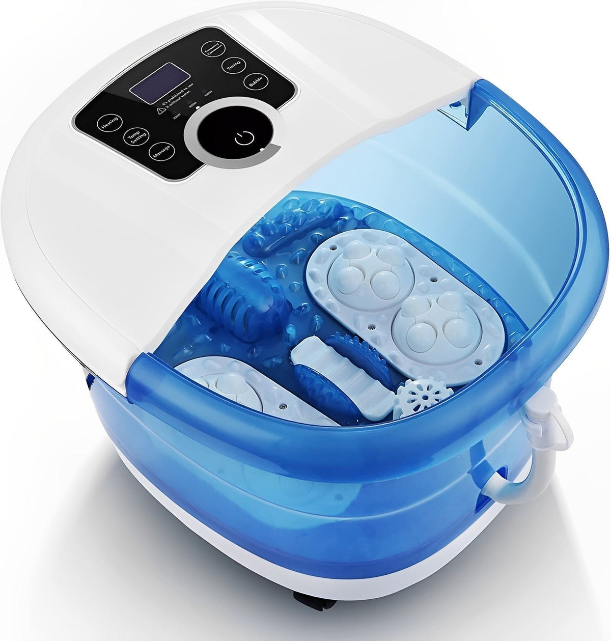 Foot Spa Massager With Heat Rollers Hydrotherapy Relaxation - Tophatter Daily Deals