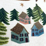 Santa's Sleigh Christmas Table Runner, Gisela Graham Festive Fabric 140cm x 40cm Table Runner - Tophatter Daily Deals