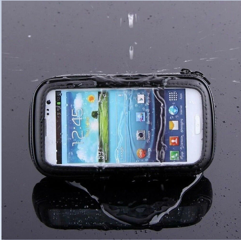Bicycle Motorcycle Phone Holder Waterproof Case Bike Phone Bag For Xs 11 Mobile Stand Support Scooter Cover 0 - Tophatter Daily Deals