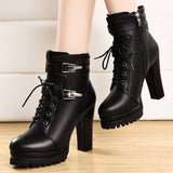 British Style High Heel Women Shoes Black 0 - Tophatter Daily Deals