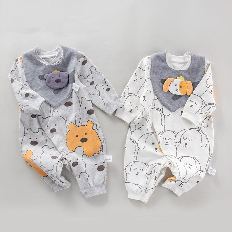 Baby's Pure Cotton Thermal Jumpsuit 0 - Tophatter Daily Deals