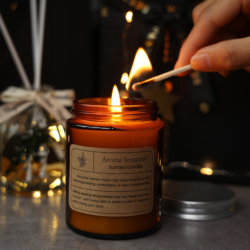 Aromatherapy Candle Gift Box Niche Advanced Atmosphere 0 - Tophatter Daily Deals