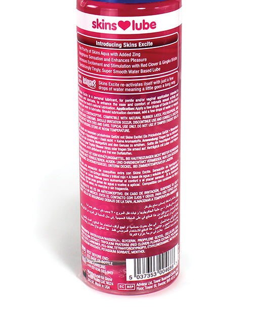 Skins Excite Tingling Water-Based Lubricant – 4.4oz Personal Lubricant > Lube > Water Based - Tophatter Daily Deals