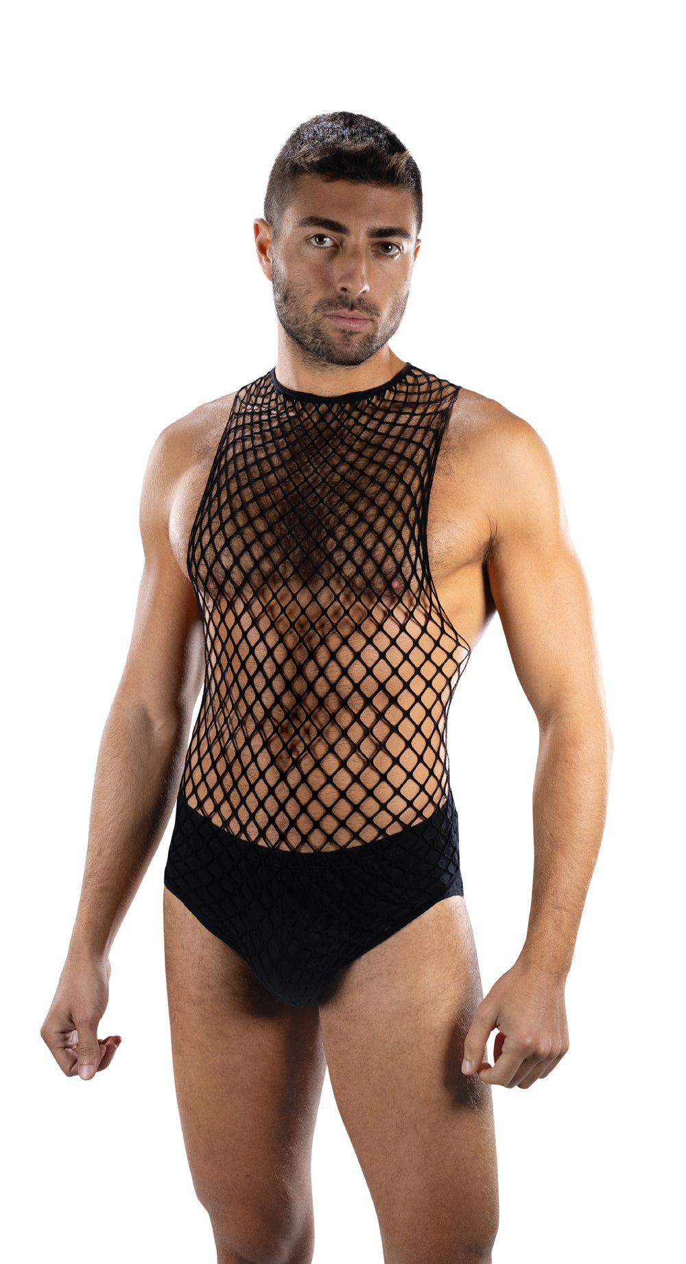 Envy Full Effect Fishnet 2 Piece Set (Black) – Lingerie Set > Clothes > Mens Apparel - Tophatter Daily Deals