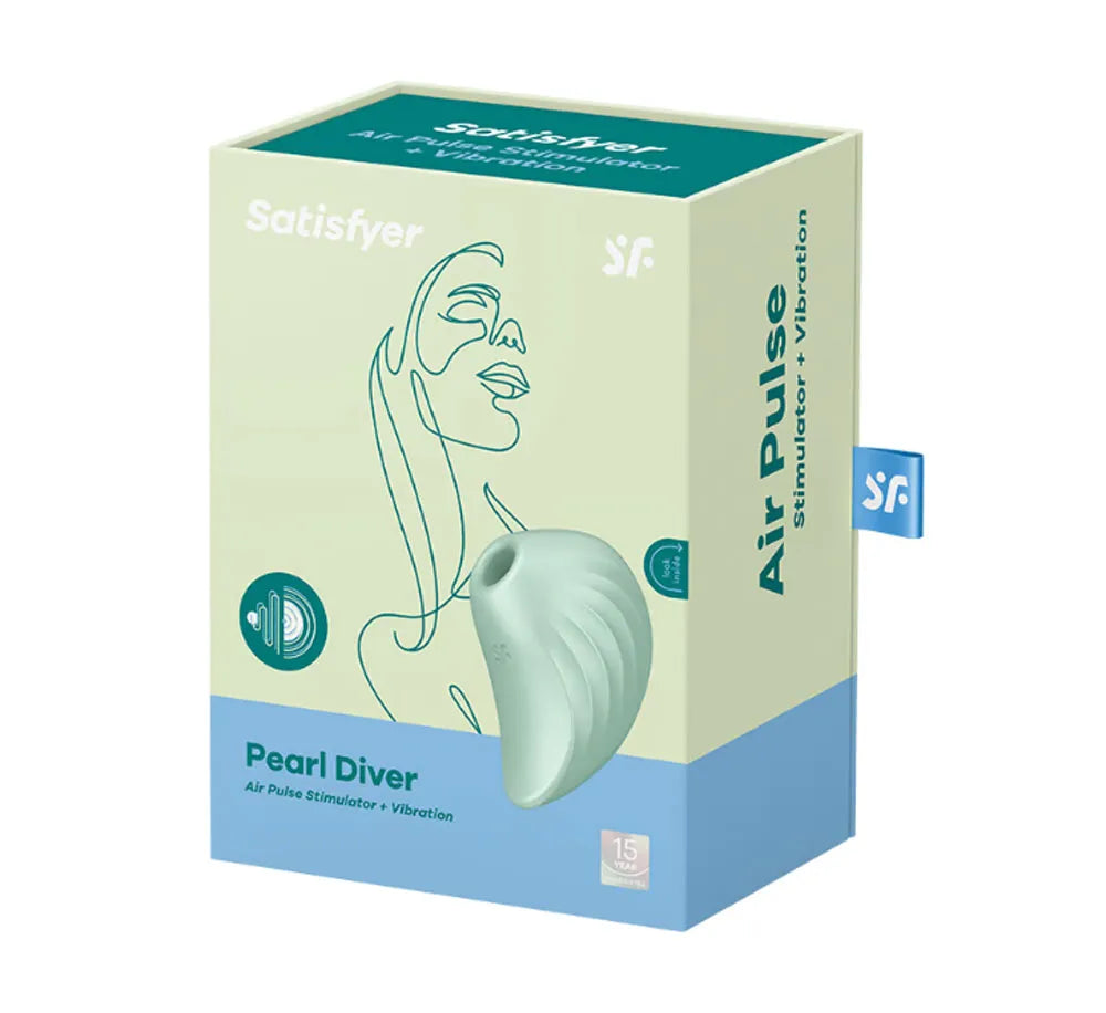 Satisfyer Pearl Diver – Air Pulse and Vibration Vibrator > Sex Toys For Ladies > Air Pulsation - Tophatter Daily Deals