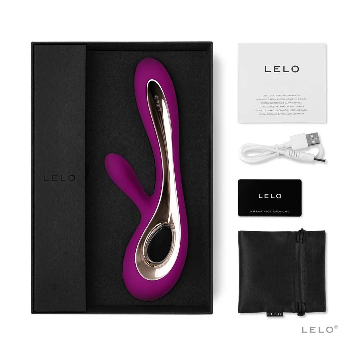 Lelo Soraya 2 – Luxury Dual Rabbit Vibrator > Vibrators > Ladies > Rabbit - Tophatter Daily Deals