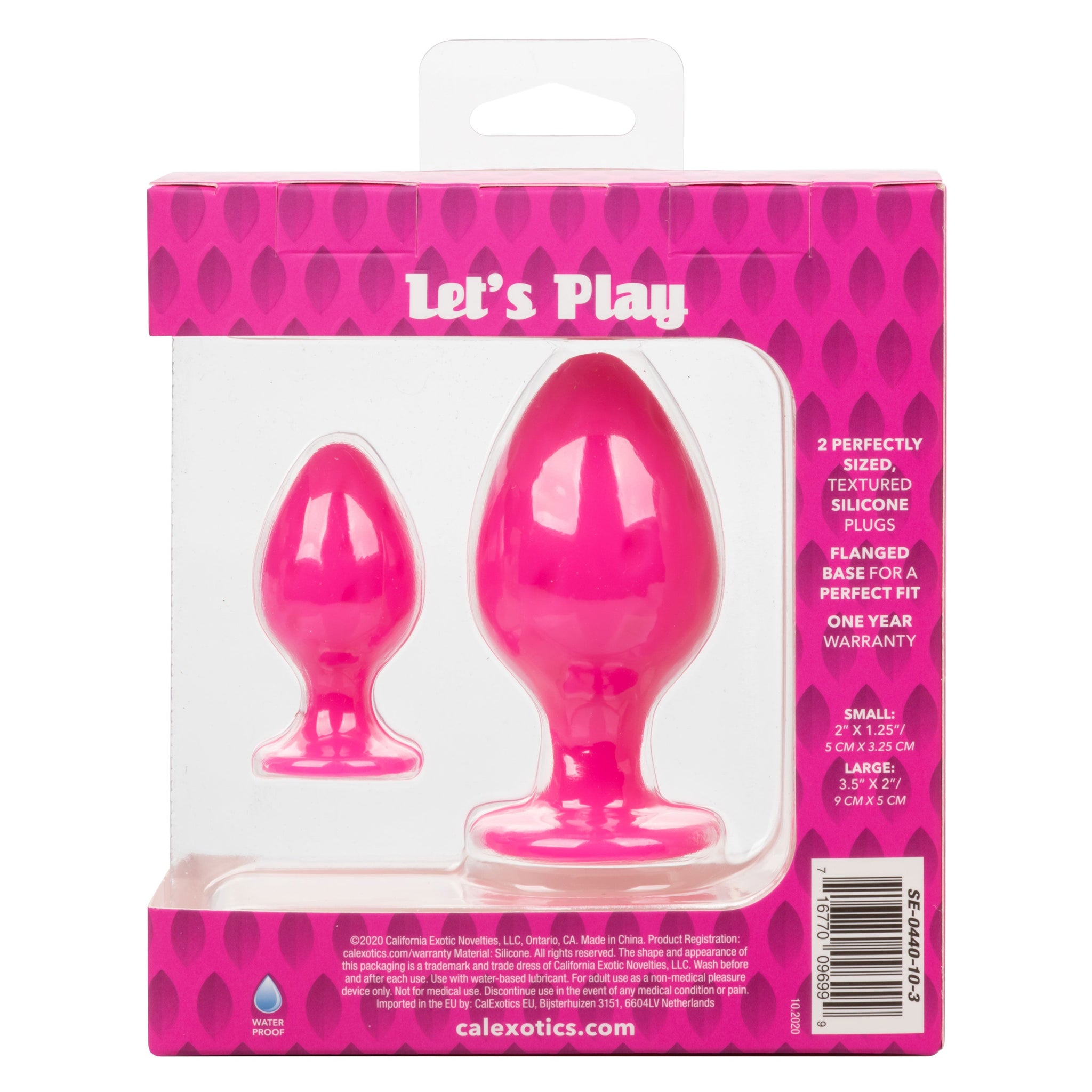 Cheeky Butt Plug Duo (Pink) – Playful Butt Plug Set > Anal Range > Butt Plug Kits - Tophatter Daily Deals