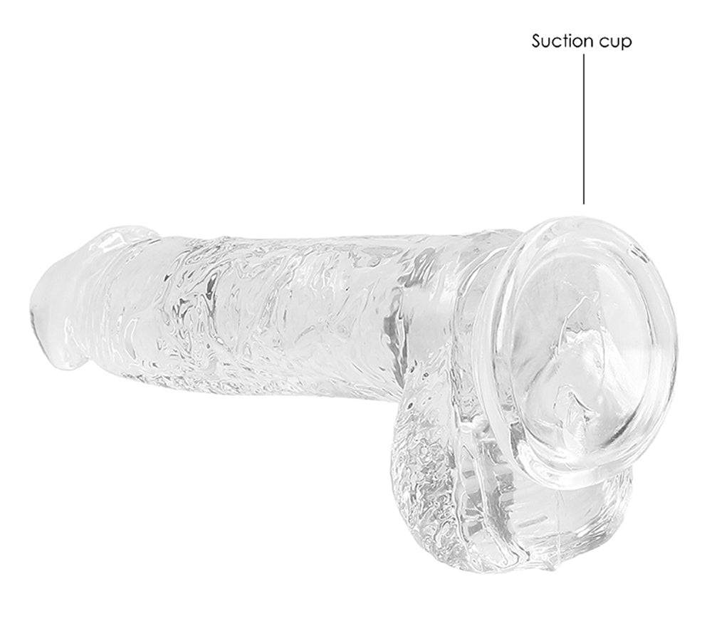 RealRock 6 Inch Transparent Crystal Clear Dildo – Realistic Body-Safe Dildo > Dildos > Realistic Dildos - Tophatter Daily Deals