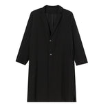 Lightweight Relaxed Men’s Overcoat - Long Polyester Spring Black 3D Changing Face Moving Picture Frame - Tophatter Daily Deals