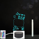 3D Acrylic Board Handwriting Message Board LED Light Style10 Black B 0 - Tophatter Daily Deals