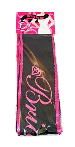 Bride to Be Black Hens Party Sash Adult Accessory > Novelties > Party Supplies - Tophatter Daily Deals