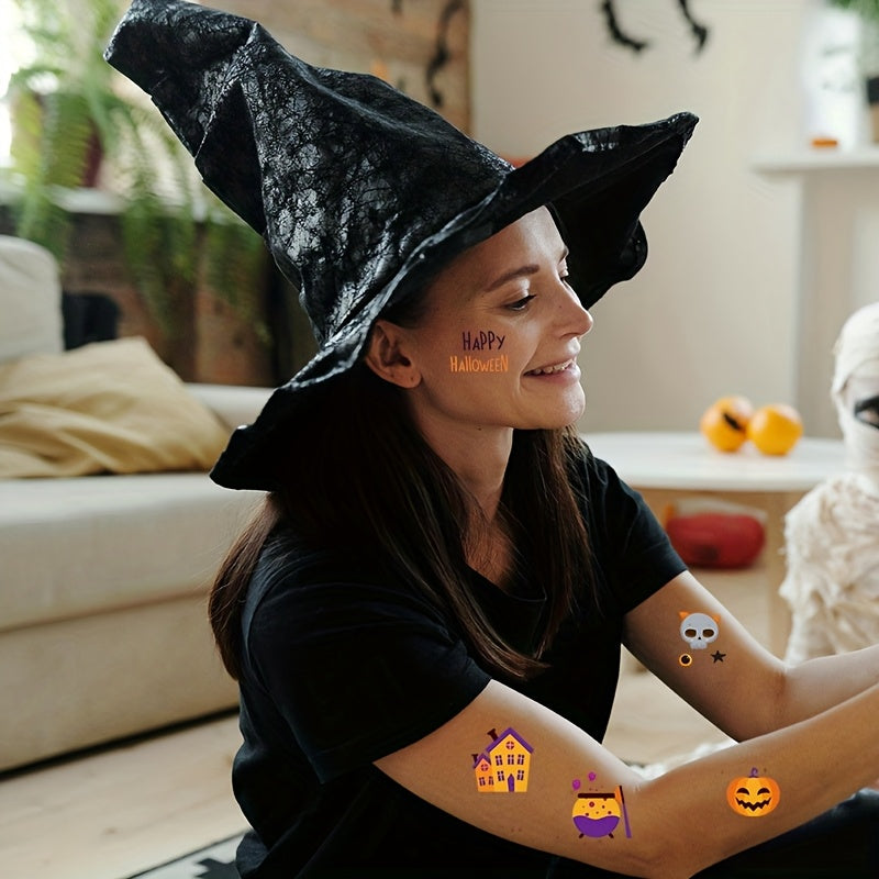 Halloween Temporary Tattoo Sheets Party Stickers (408pcs) Halloween - Tophatter Daily Deals