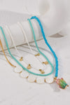 Three-Piece Beaded Necklace Set Necklaces - Tophatter Daily Deals