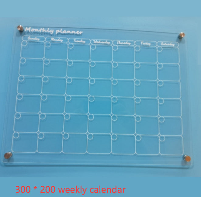 Acrylic Message Board Note Board Exhibition Board 0 - Tophatter Daily Deals