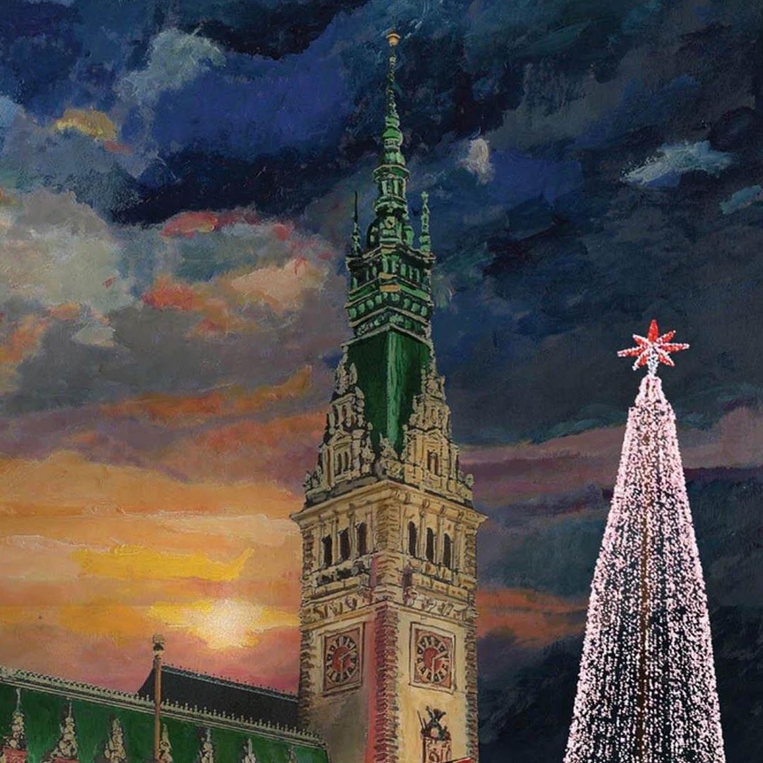Hamburg Christmas Advent Calendar | Traditional Door Picture Advent Calendar Advent Calendar - Tophatter Daily Deals