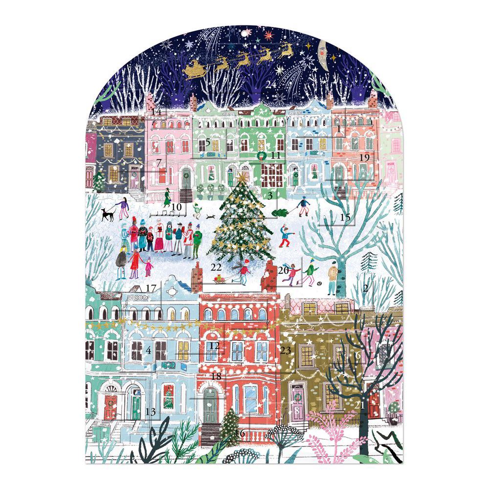 Winter in Notting Hill Christmas Advent Calendar | Traditional Advent Calendar Advent Calendar - Tophatter Daily Deals