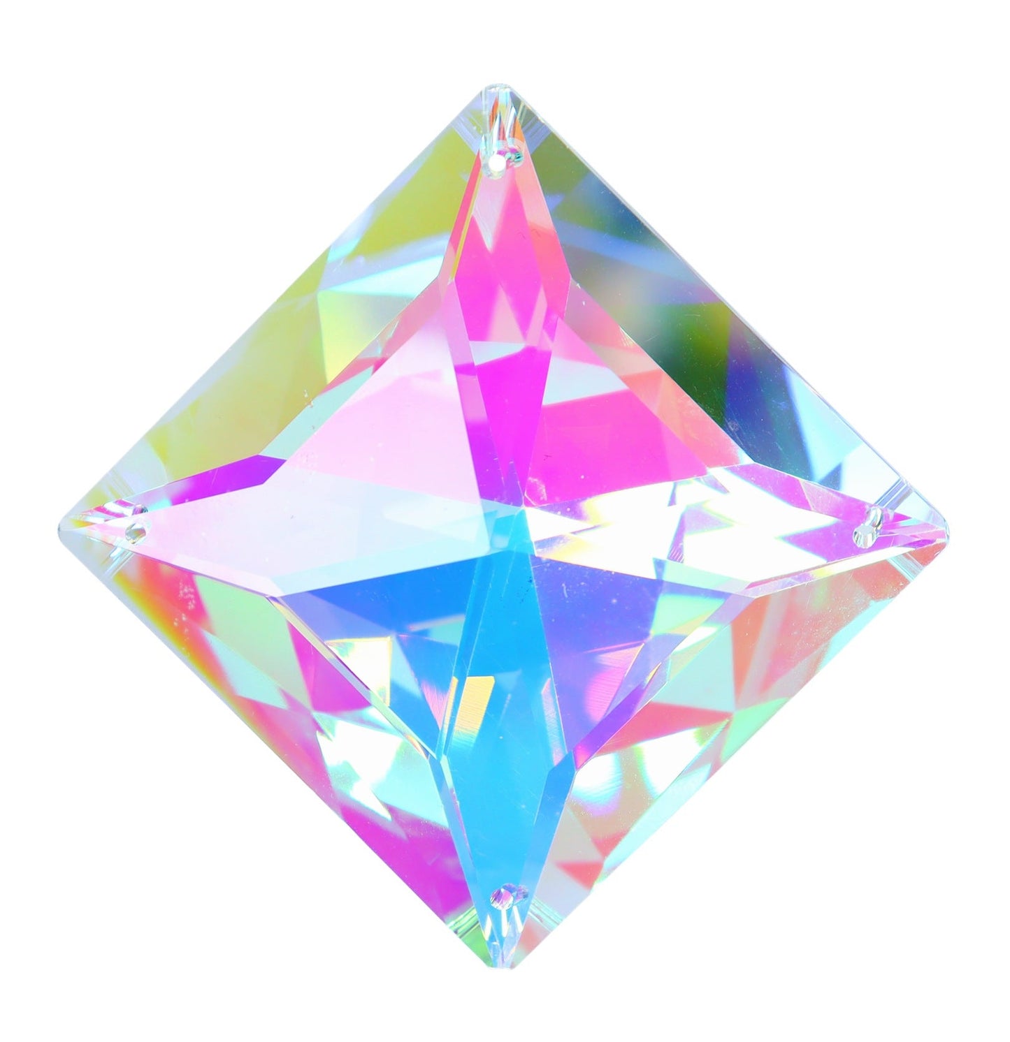 Big Crystal Pendant Light Catching Gift Pendant New Product 50mm multifaceted square bead 0 - Tophatter Daily Deals