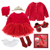 Baby Products Set Newborn Gift Box Full Moon Gift Red 0 - Tophatter Daily Deals