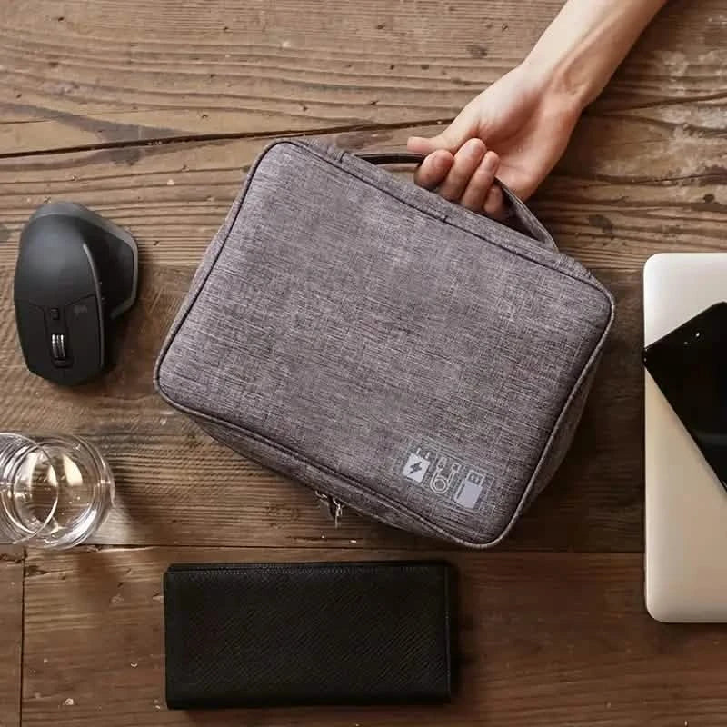 Cable Storage Bag Waterproof Digital Electronic Organizer Storage & Organization - Tophatter Daily Deals
