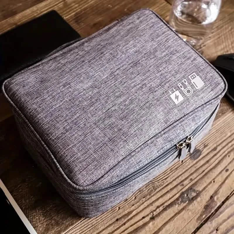 Cable Storage Bag Waterproof Digital Electronic Organizer Storage & Organization - Tophatter Daily Deals