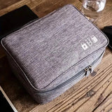 Cable Storage Bag Waterproof Digital Electronic Organizer Storage & Organization - Tophatter Daily Deals