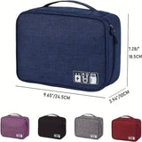 Cable Storage Bag Waterproof Digital Electronic Organizer Storage & Organization - Tophatter Daily Deals