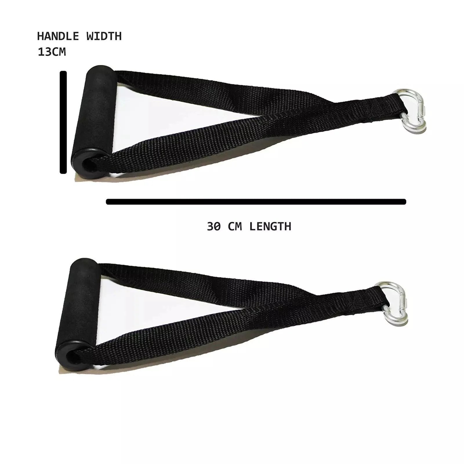 D-handles Gym - Heavy Duty Multi Gym Cable Machine Stirrup Handle Bar Exercise & Fitness - Tophatter Daily Deals