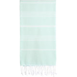 Cacala Pure Series Lightweight 100% Turkish Cotton Super Soft Peshtemal Luxury Bath Towel Aquamarine Bath - Tophatter Daily Deals