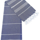Cacala Pure Series Lightweight 100% Turkish Cotton Super Soft Peshtemal Luxury Bath Towel Bath - Tophatter Daily Deals