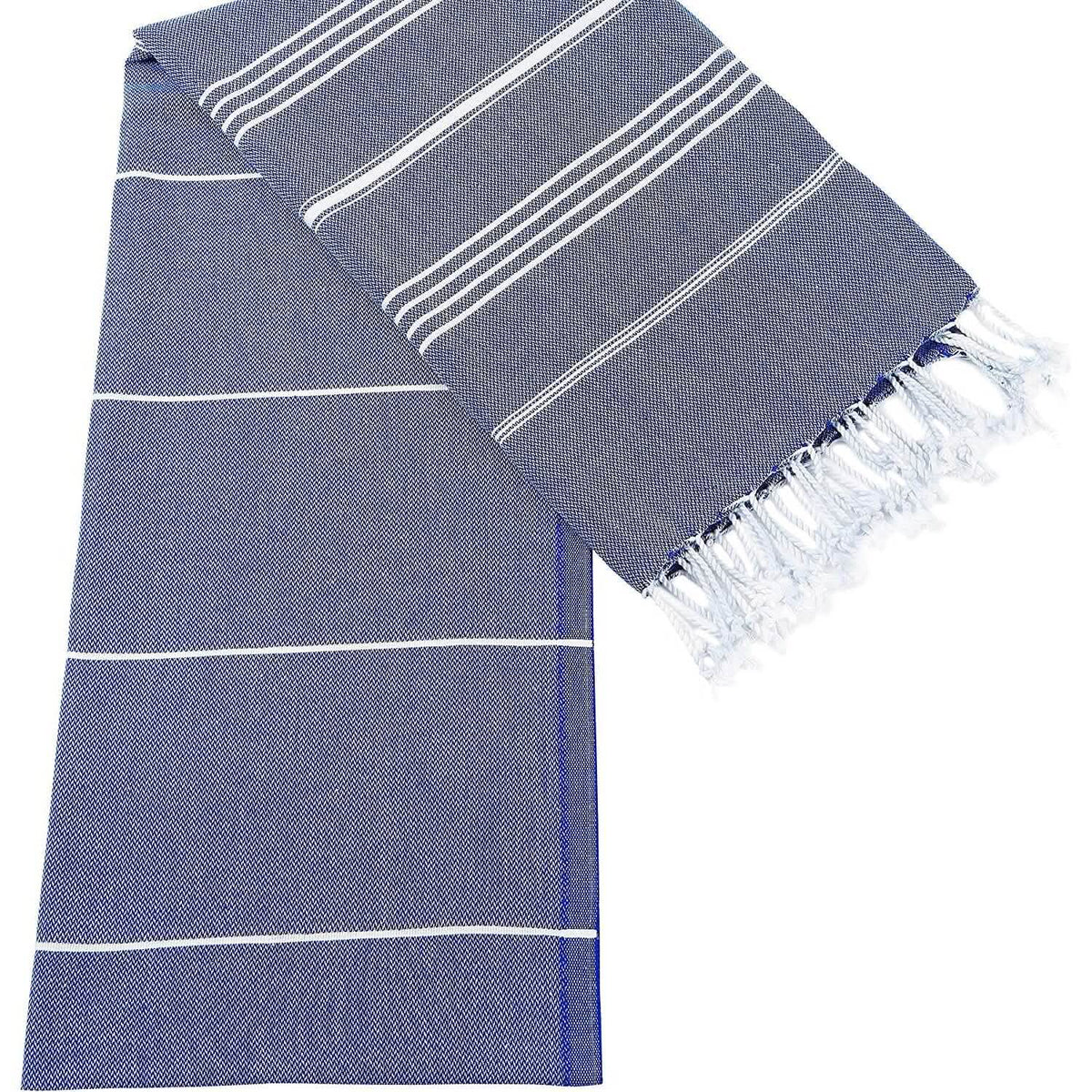 Cacala Pure Series Lightweight 100% Turkish Cotton Super Soft Peshtemal Luxury Bath Towel Bath - Tophatter Daily Deals