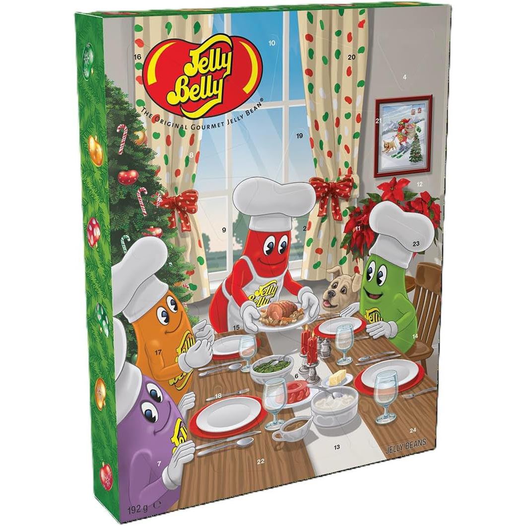 Jelly Belly Christmas Advent Calendar | 24 Gourmet Jelly Beans Advent Calendar Advent Calendar - Tophatter Daily Deals