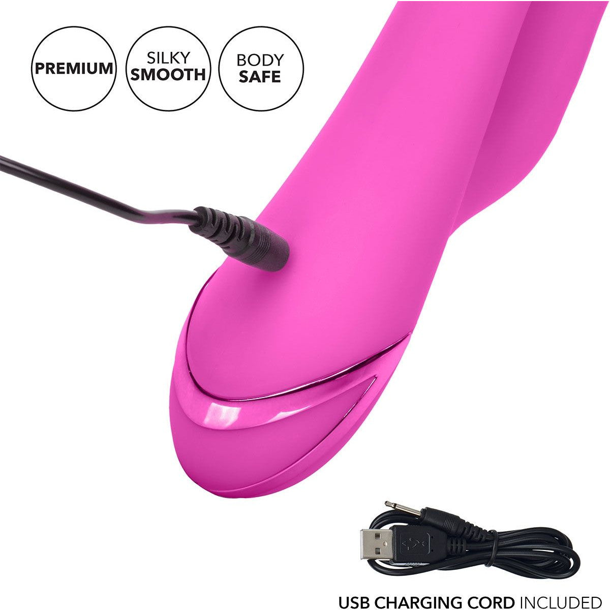 California Dreaming Malibu Minx Vibe in Pink Clitoral G-Spot Vibrator - Tophatter Daily Deals